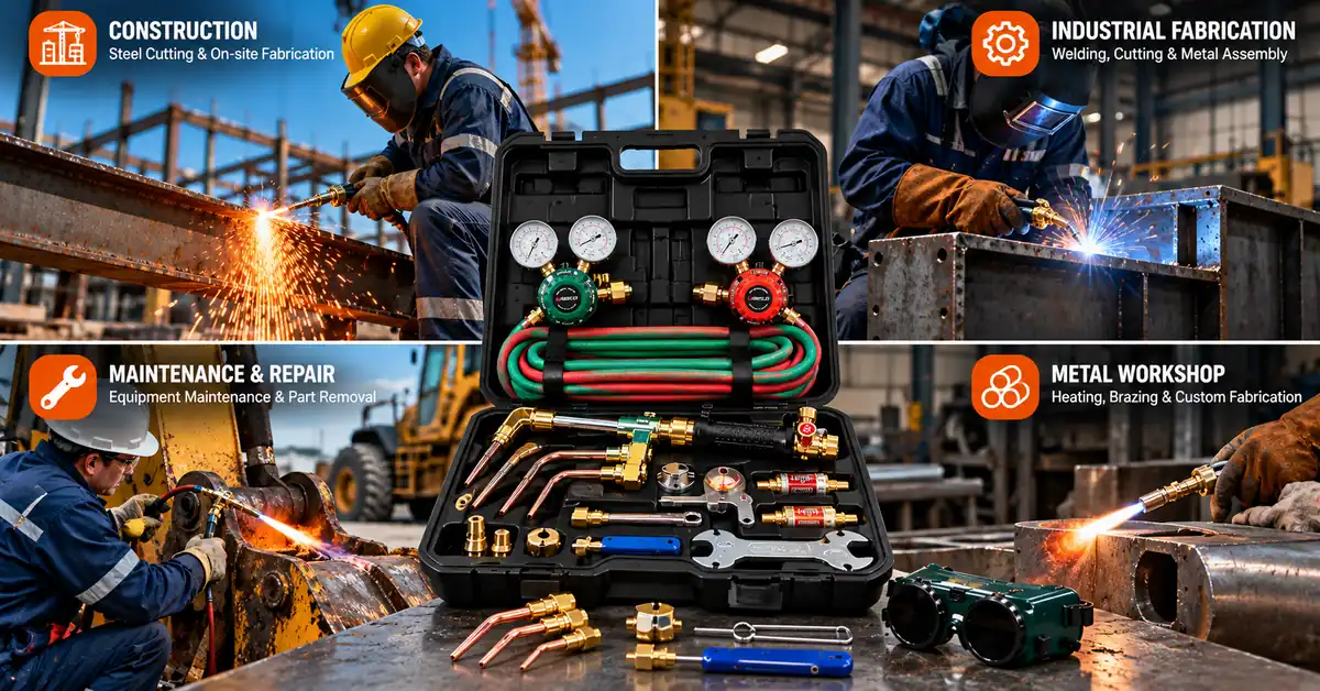 portable welding cutting kit