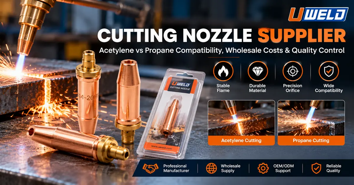 UWELD Cutting Nozzle Supplier for Gas Cutting